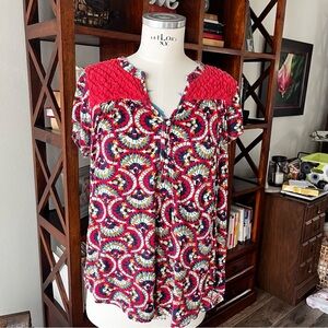 Anthropologie Porridge short sleeve top